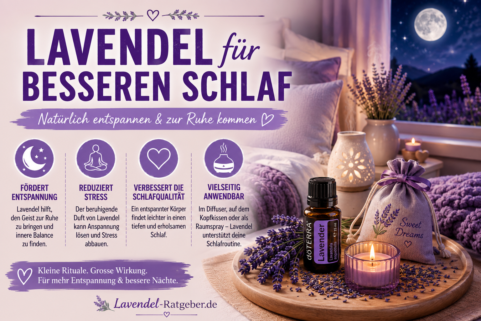 Lavendel zum Einschlafen